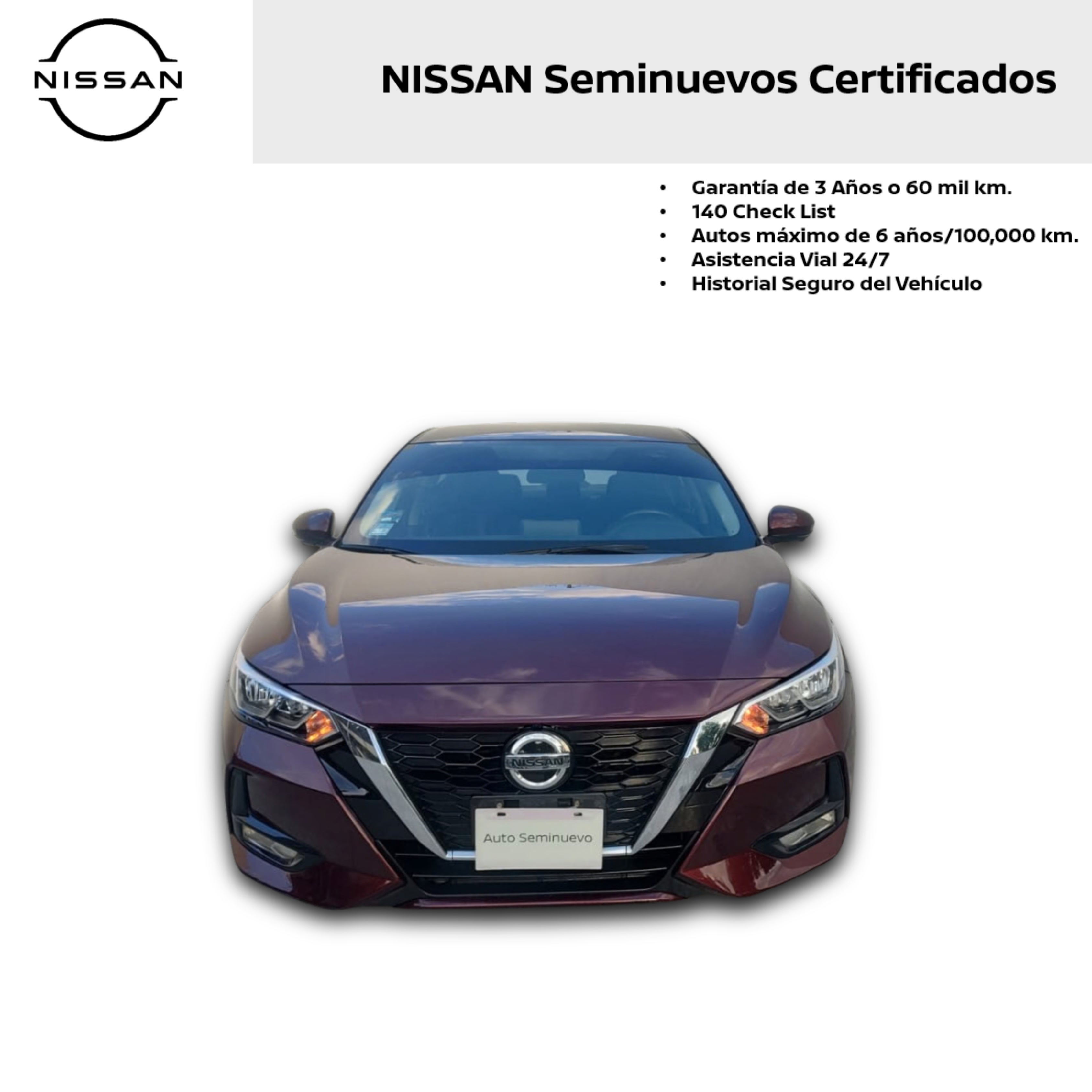 2023 Nissan SENTRA 4 PTS ADVANCE CVT AAC F NIEBLA RA-16