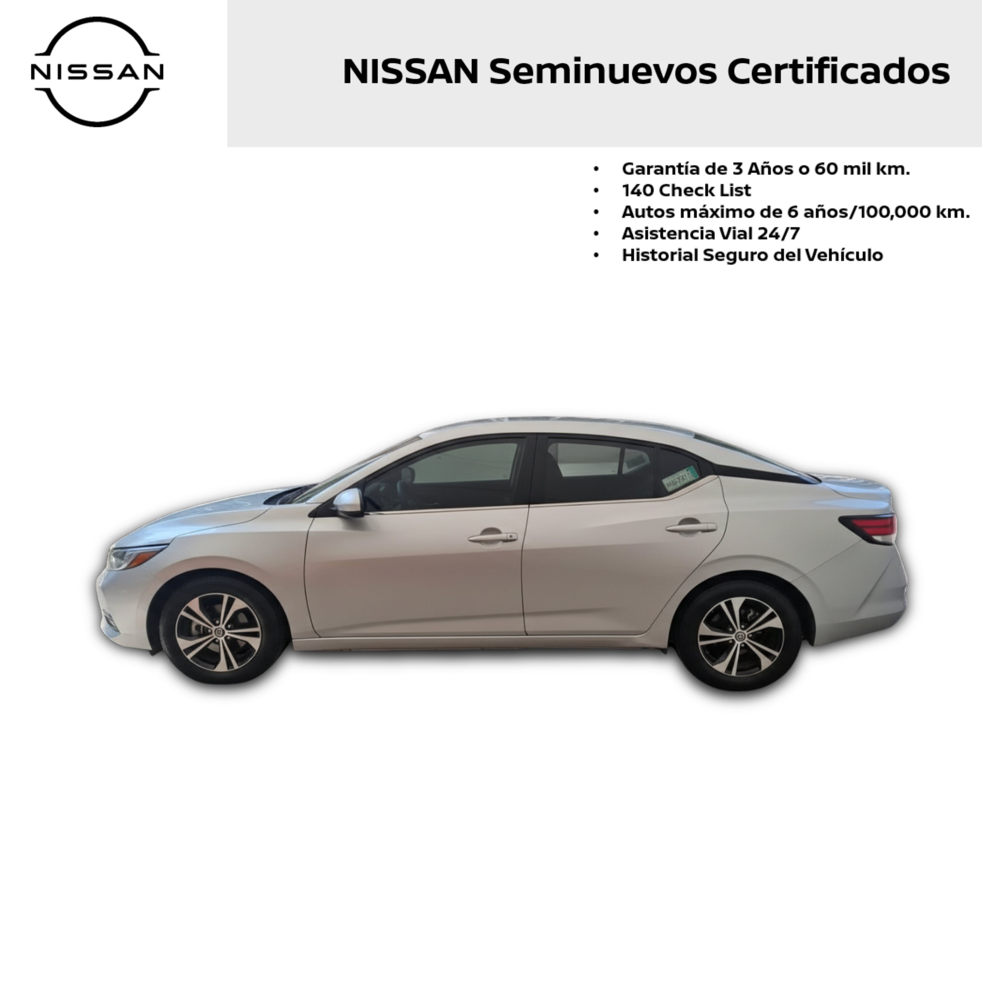 2023 Nissan SENTRA 4 PTS ADVANCE CVT AAC F NIEBLA RA-16