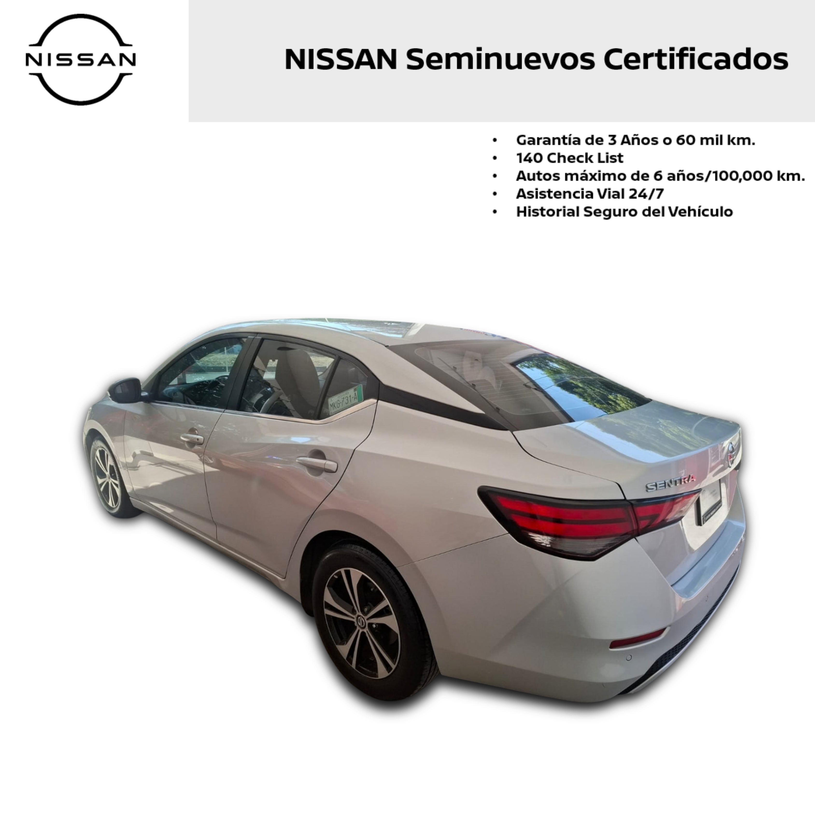 2023 Nissan SENTRA 4 PTS ADVANCE CVT AAC F NIEBLA RA-16
