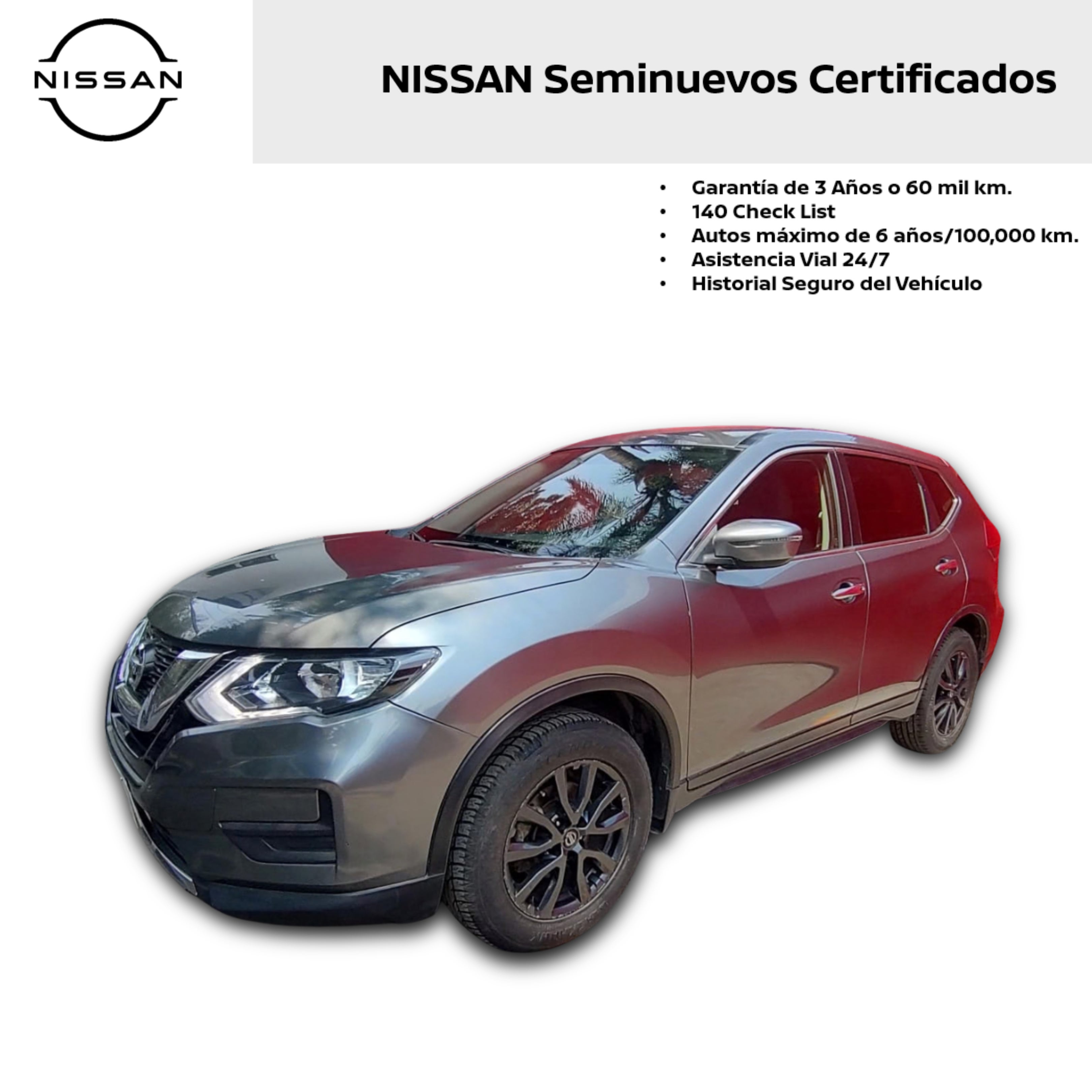2022 Nissan X-TRAIL 5 PTS EXCLUSIVE CVT PIEL QCP GPS 5 PAS RA-19