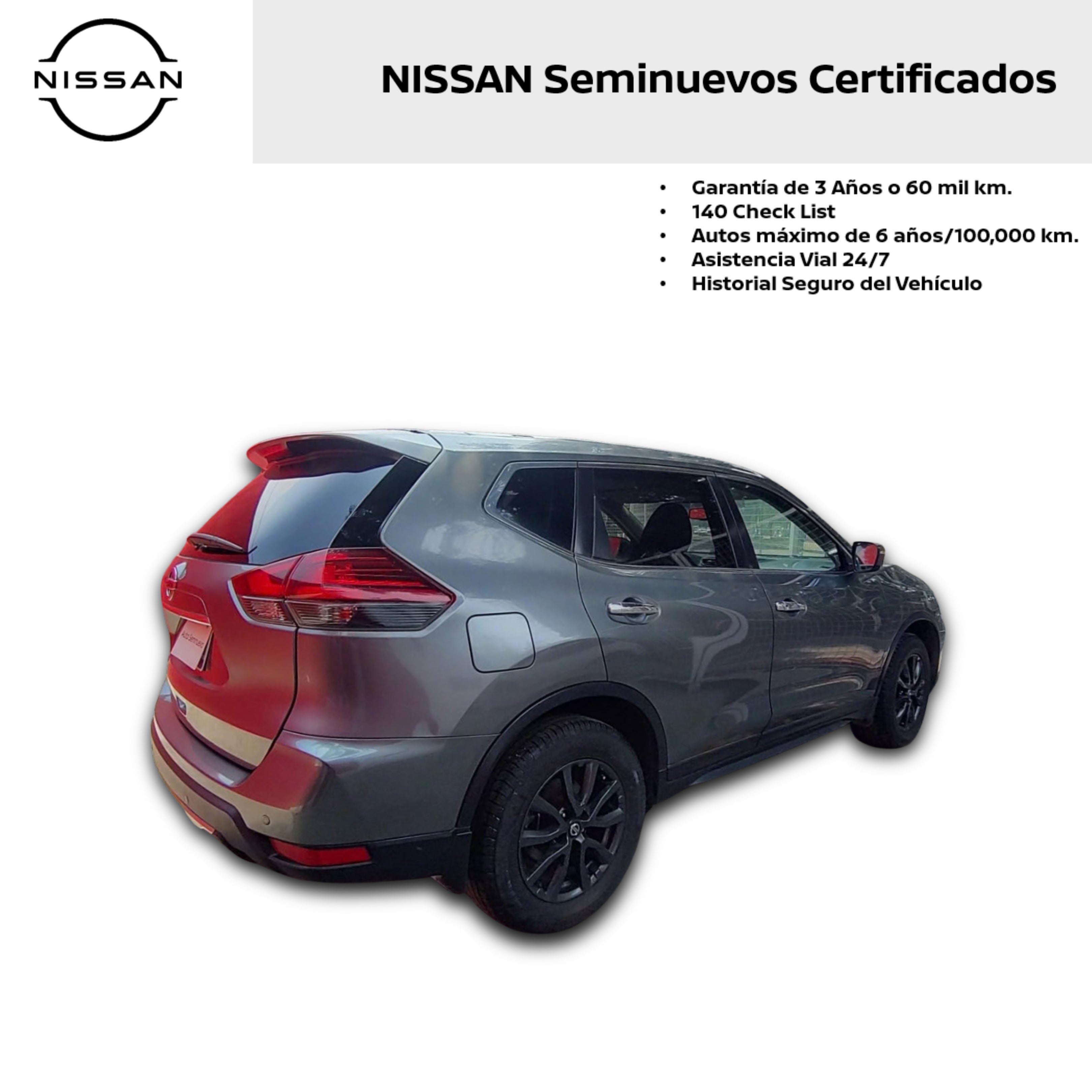 2022 Nissan X-TRAIL 5 PTS EXCLUSIVE CVT PIEL QCP GPS 5 PAS RA-19