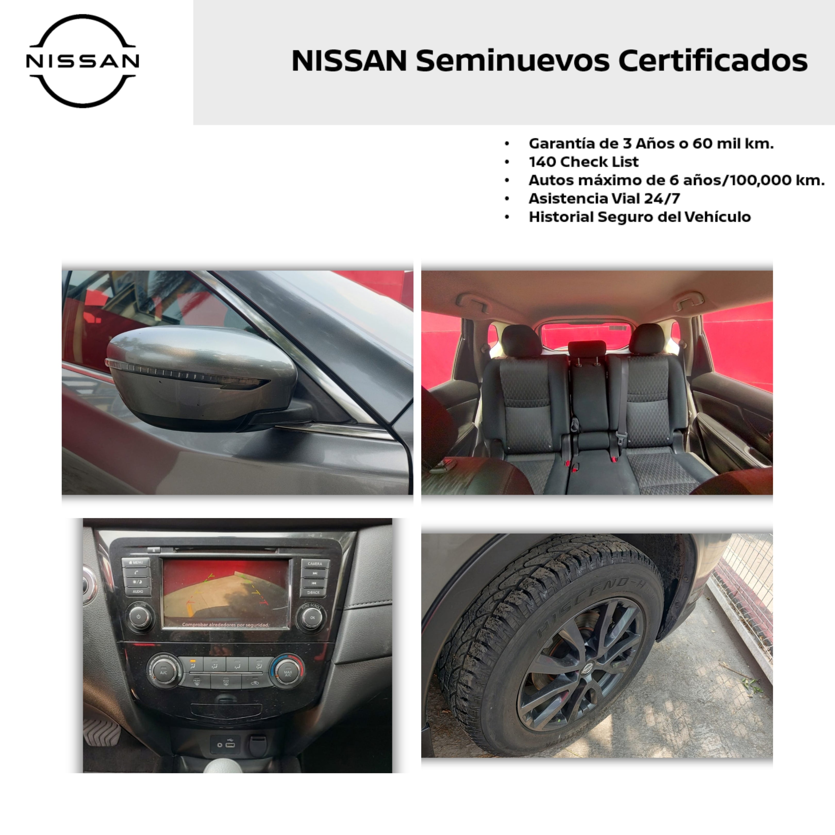 2022 Nissan X-TRAIL 5 PTS EXCLUSIVE CVT PIEL QCP GPS 5 PAS RA-19