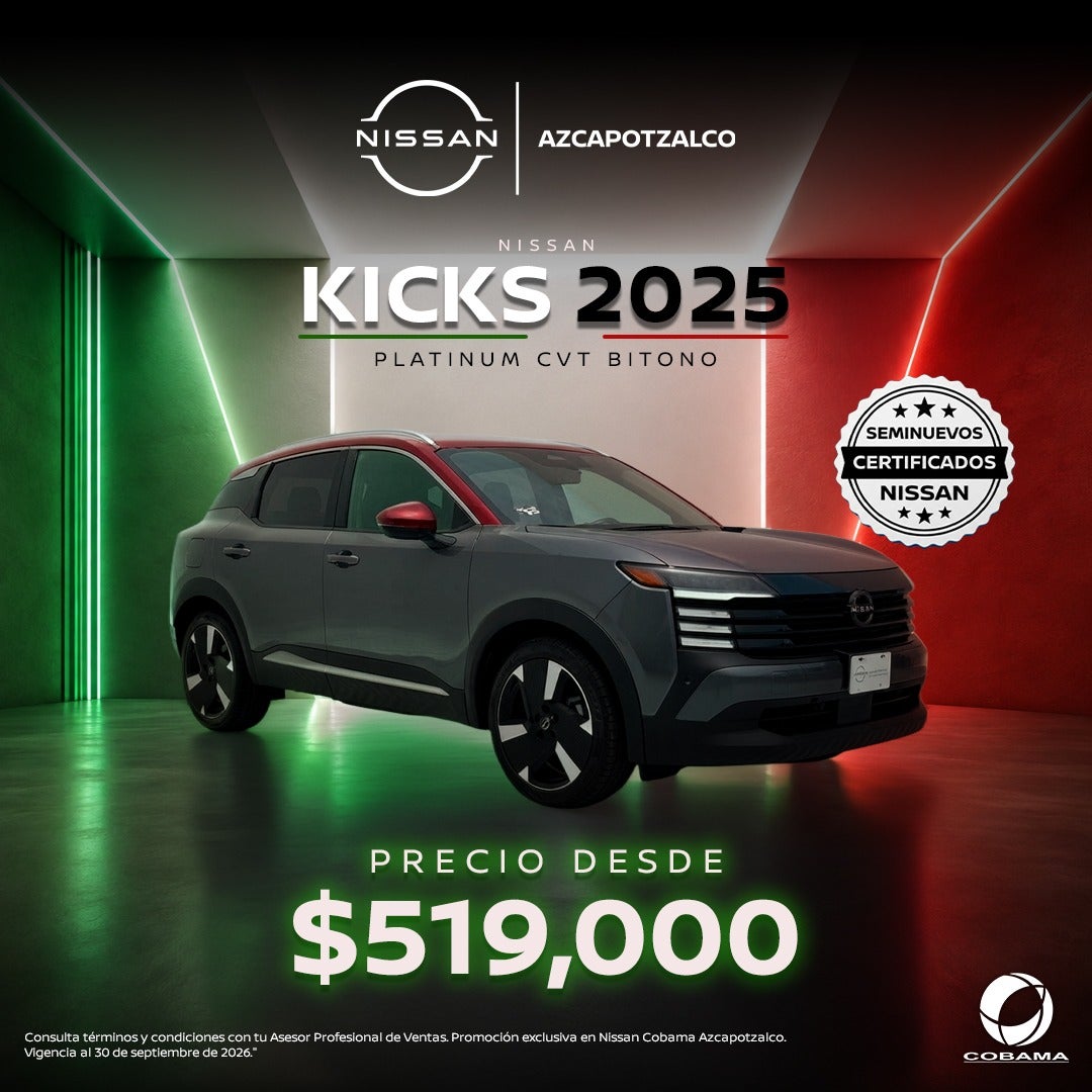 NISSAN - KICKS PLATINUM - 2025