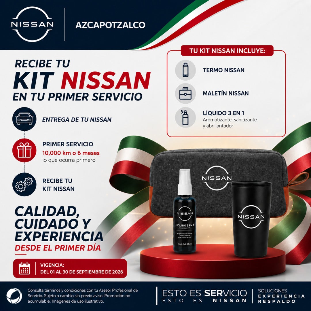 KIT NISSAN EN TU PRIMER SERVICIO